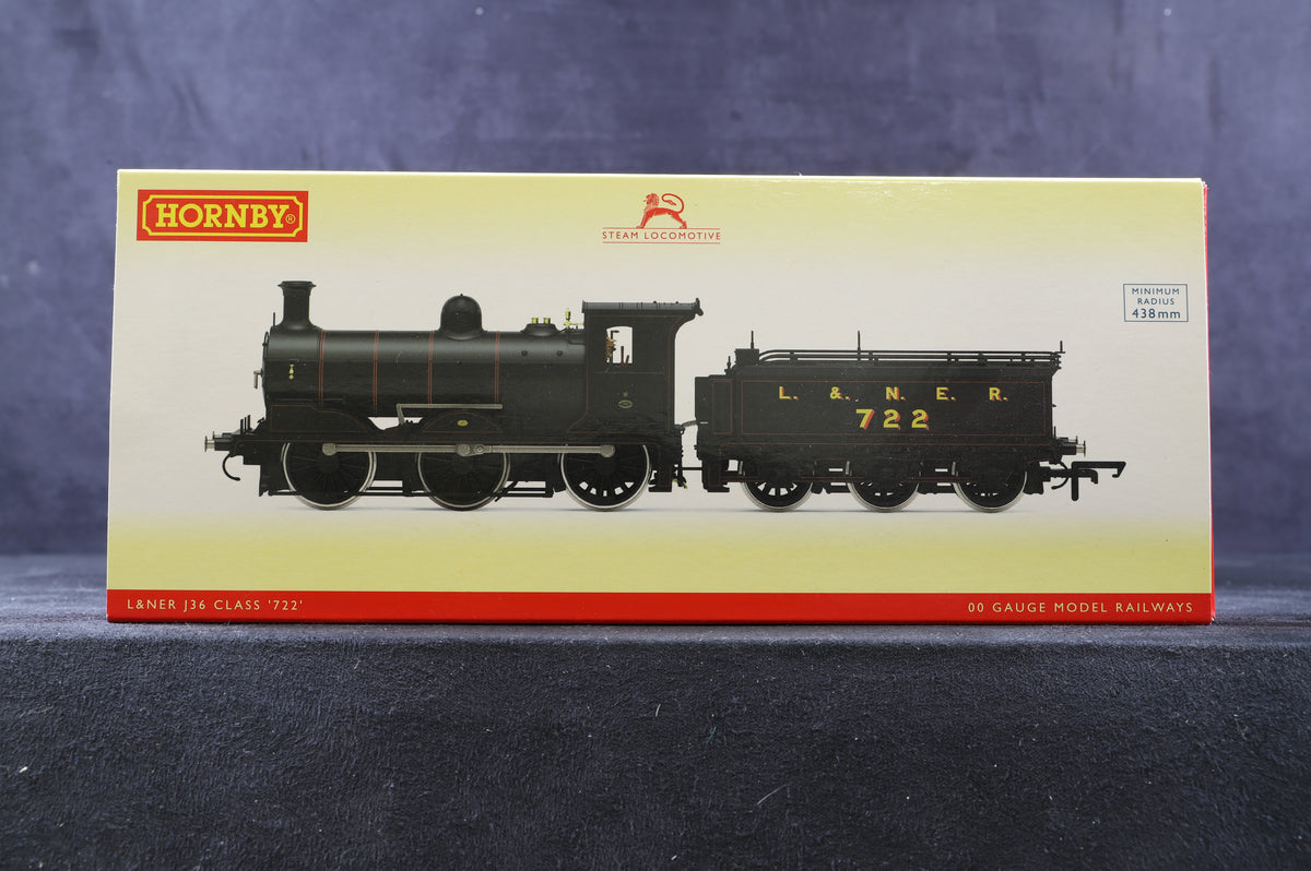 Hornby OO R3621 J36 Class &#39;722&#39; LNER