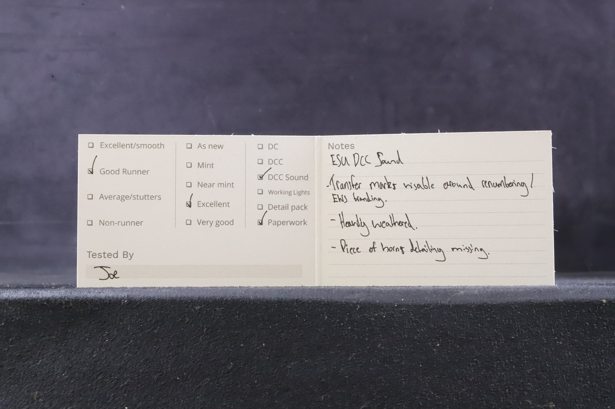 Hornby OO Class 60 60001 'The Railway Observer' in EWS Livery - DCC Sound & Weathered