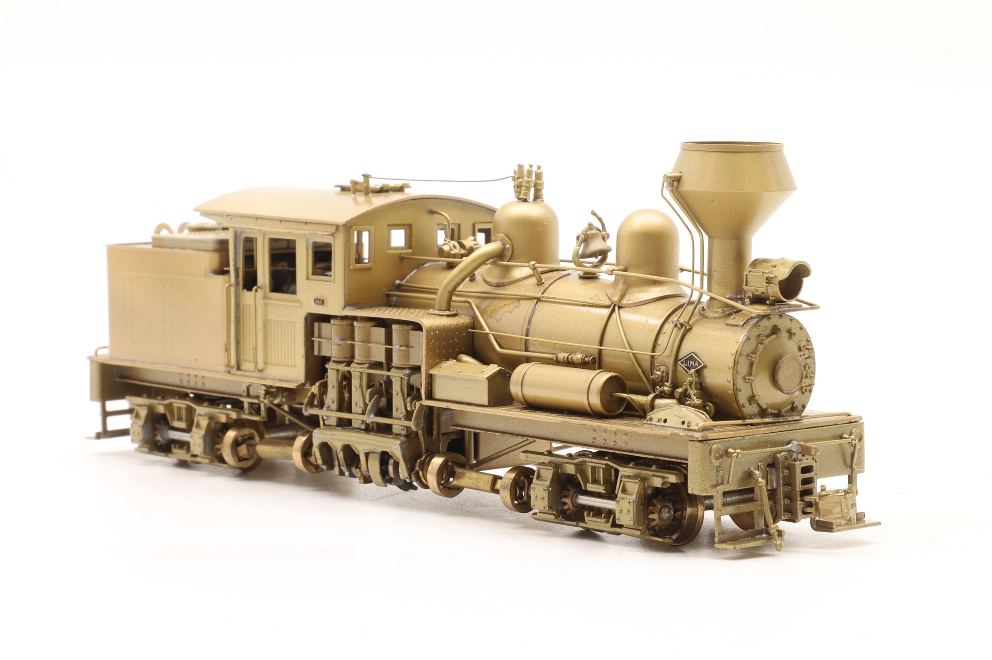 United Scale Models HO Brass Michigan 3 Cylinder Shay Unpainted