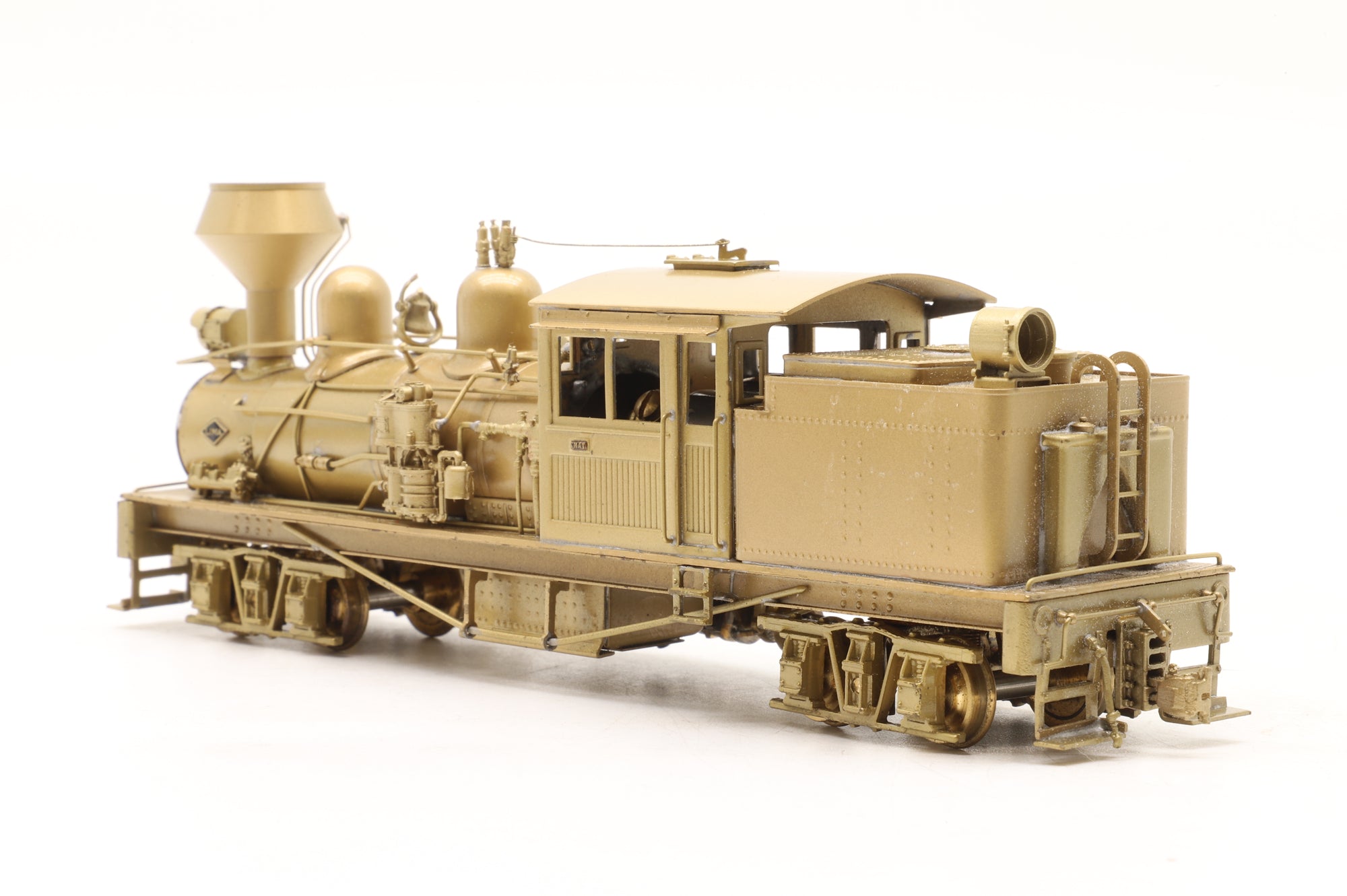 United Scale Models HO Brass Michigan 3 Cylinder Shay Unpainted