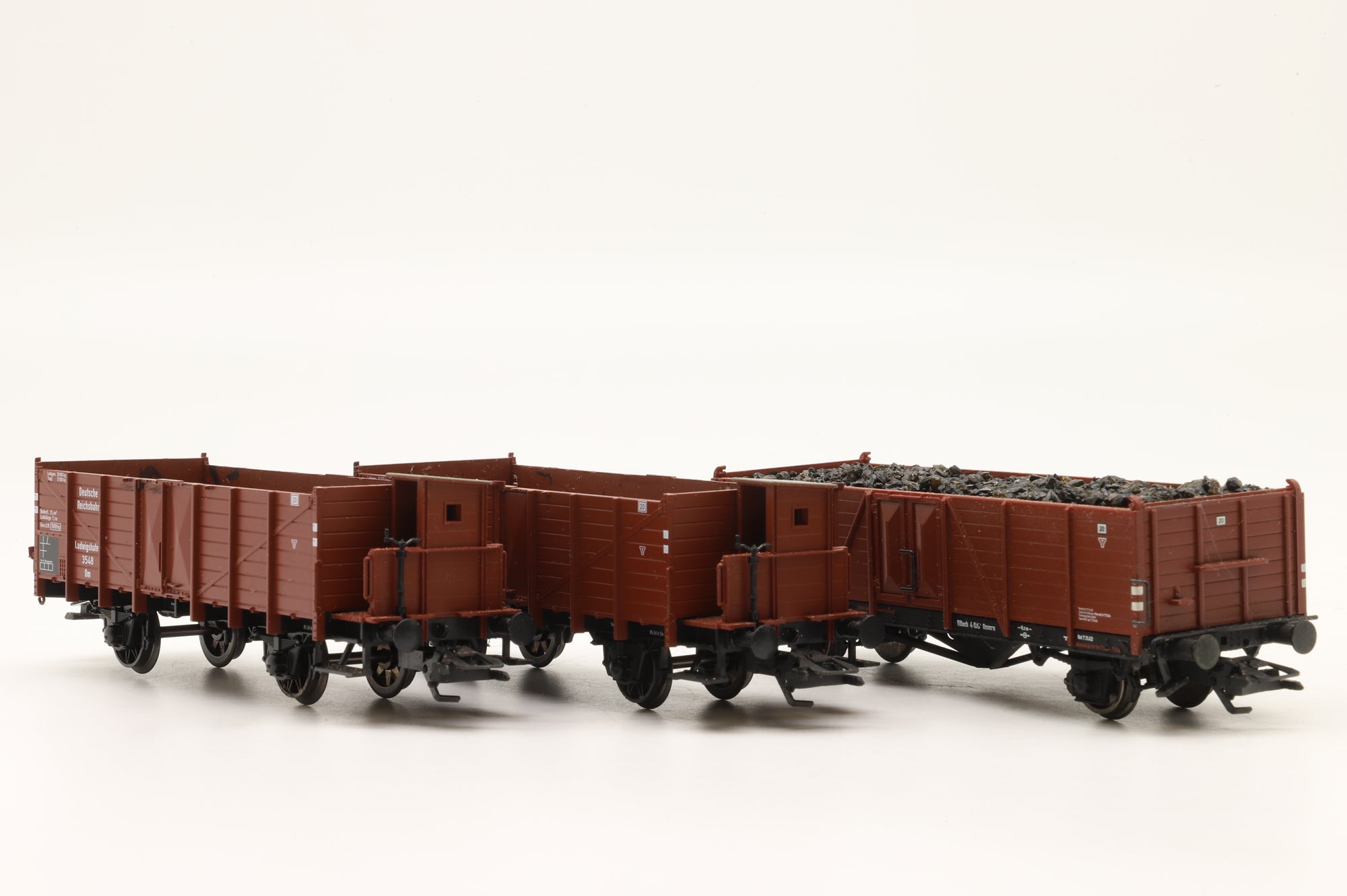 Fleischmann/Liliput HO Rake of 3x DRG 'Villach Holz' Wagons
