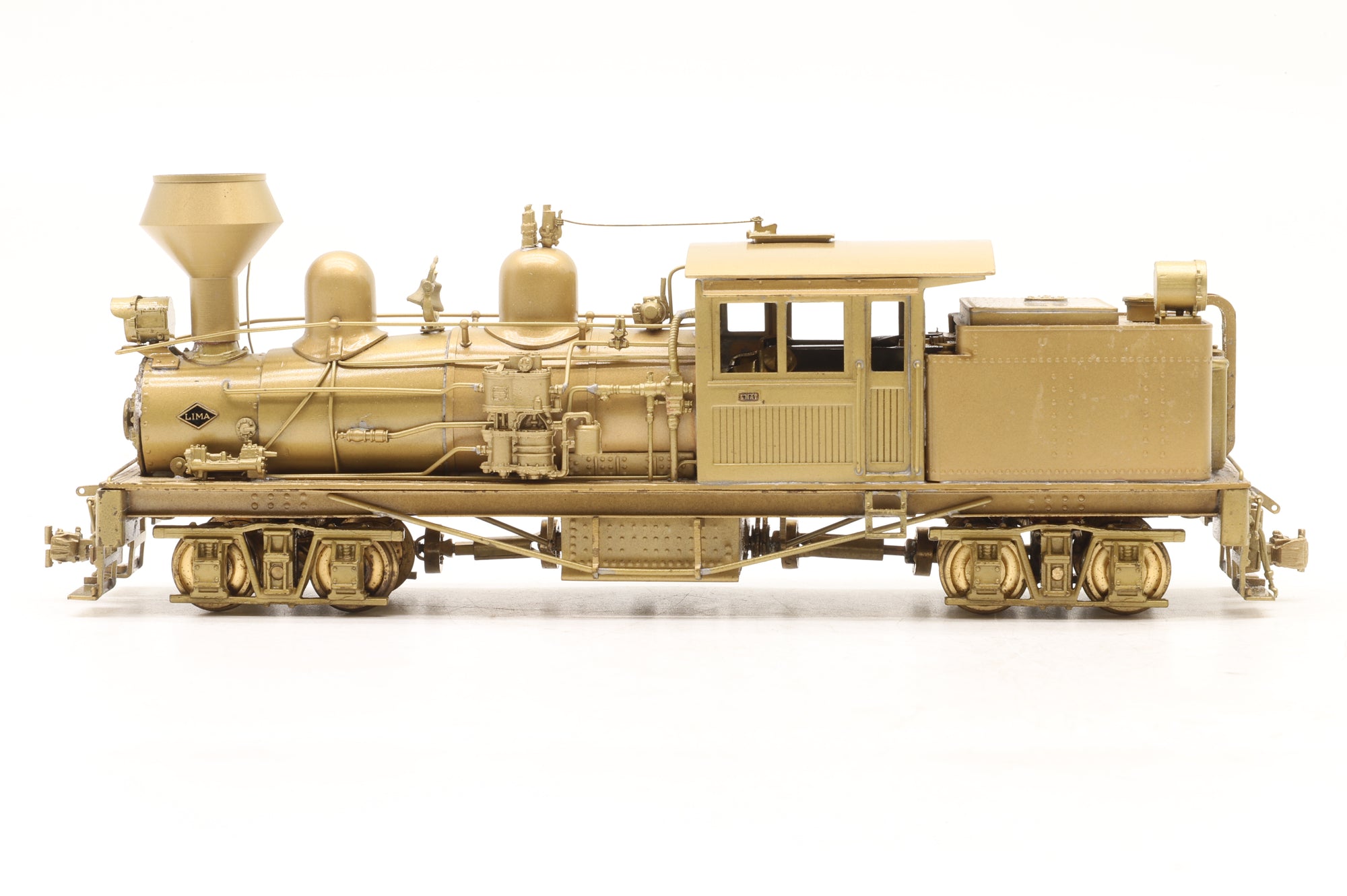 United Scale Models HO Brass Michigan 3 Cylinder Shay Unpainted