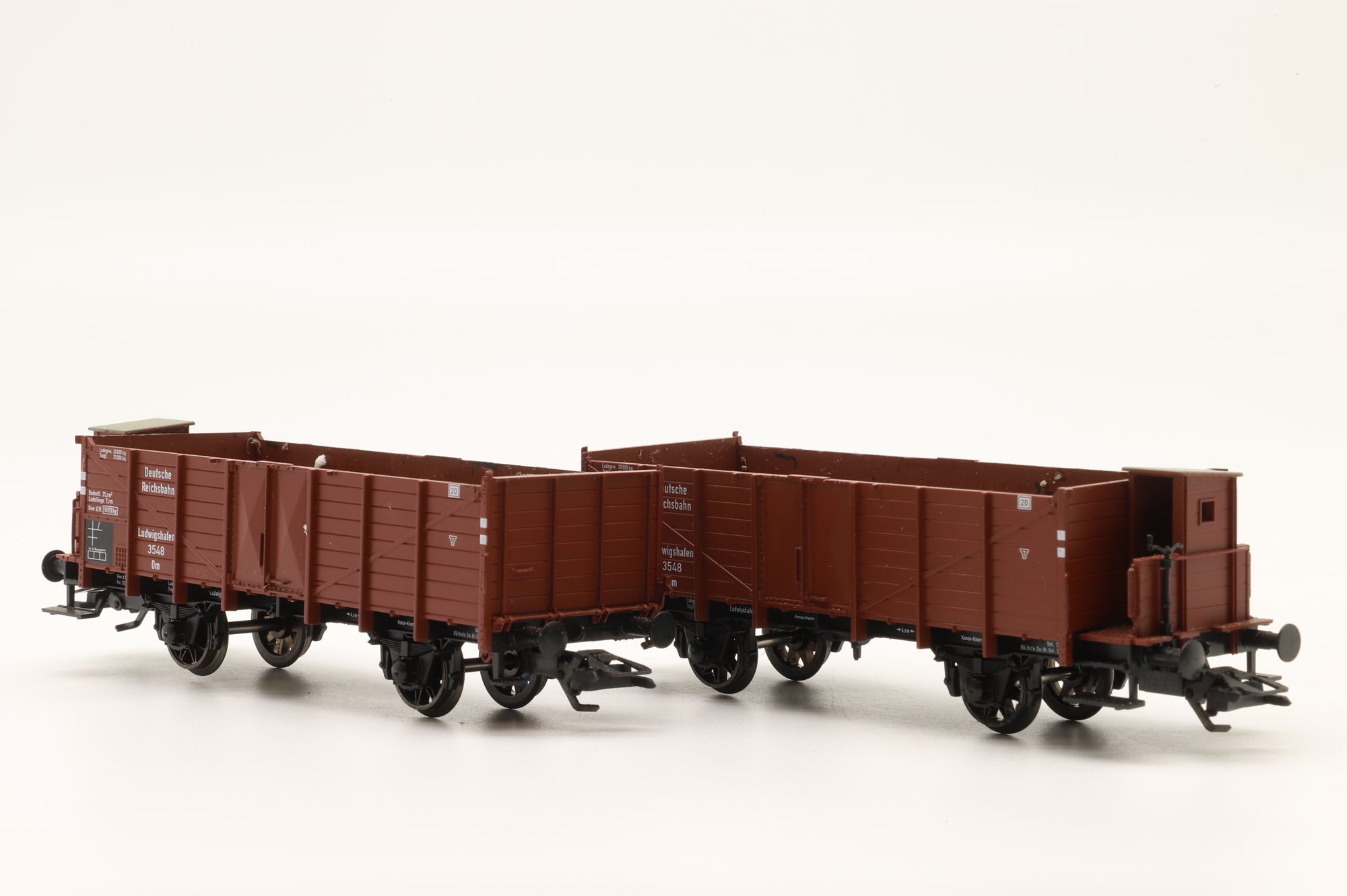 Fleischmann/Liliput HO Rake of 3x DRG 'Villach Holz' Wagons