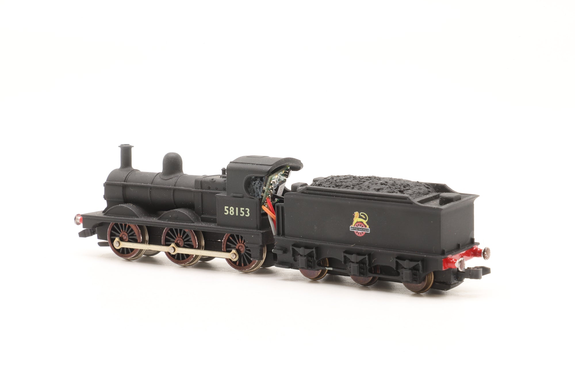 Union Mills N Class 2F '58153' BR Black, DCC Fitted
