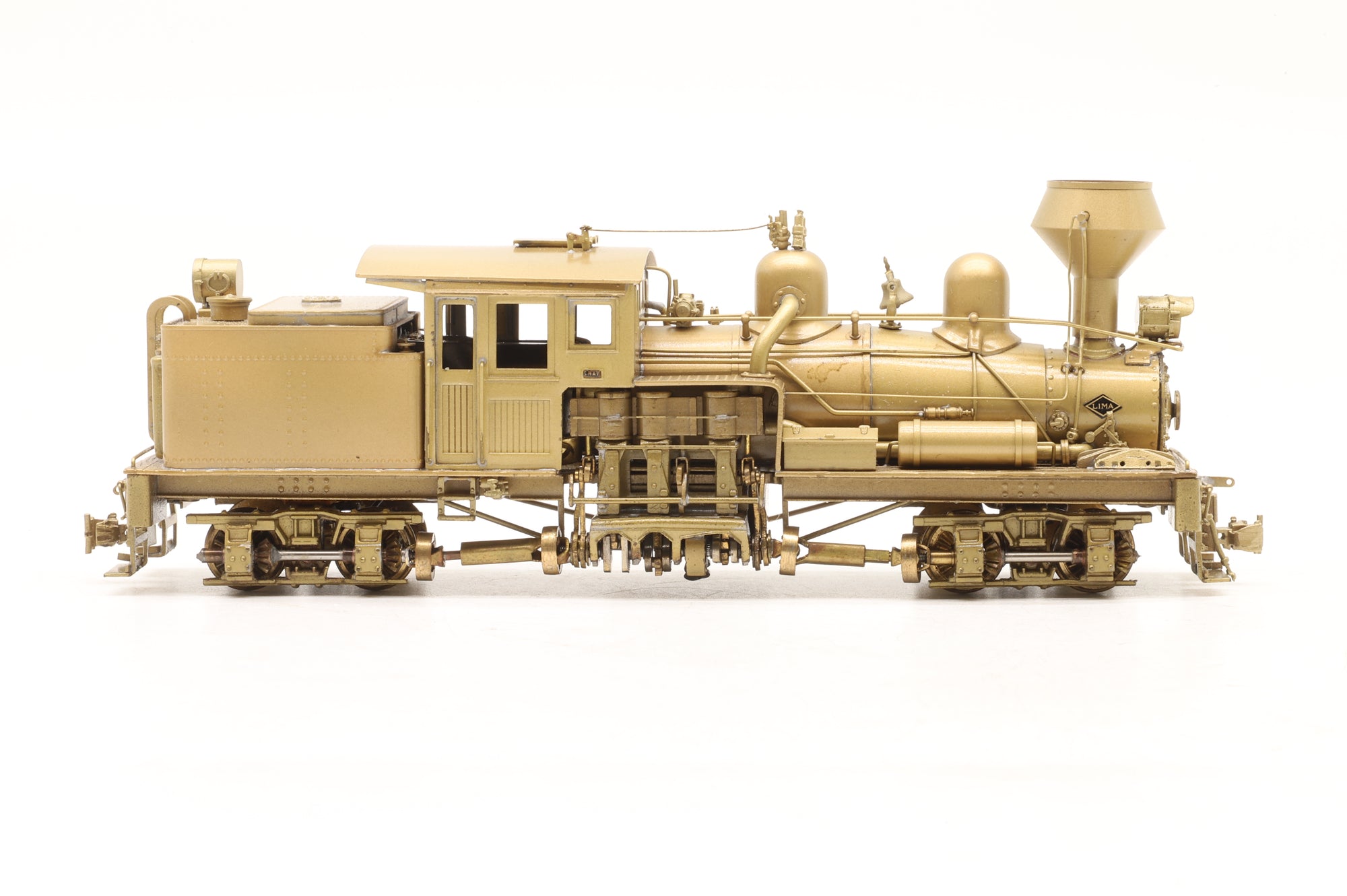 United Scale Models HO Brass Michigan 3 Cylinder Shay Unpainted