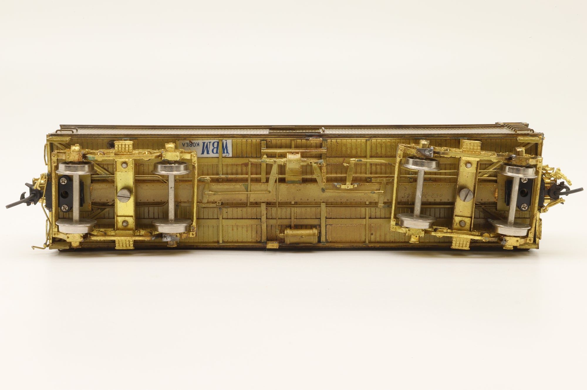 Rail Works Limited HO Brass Lackawanna 42' Wood Milk Car w/ Car, Roof Walk, & No Hatches - Unpainted