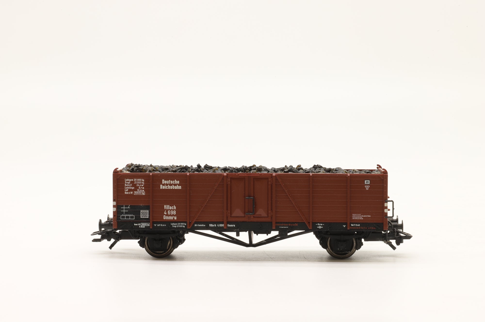 Fleischmann/Liliput HO Rake of 3x DRG 'Villach Holz' Wagons