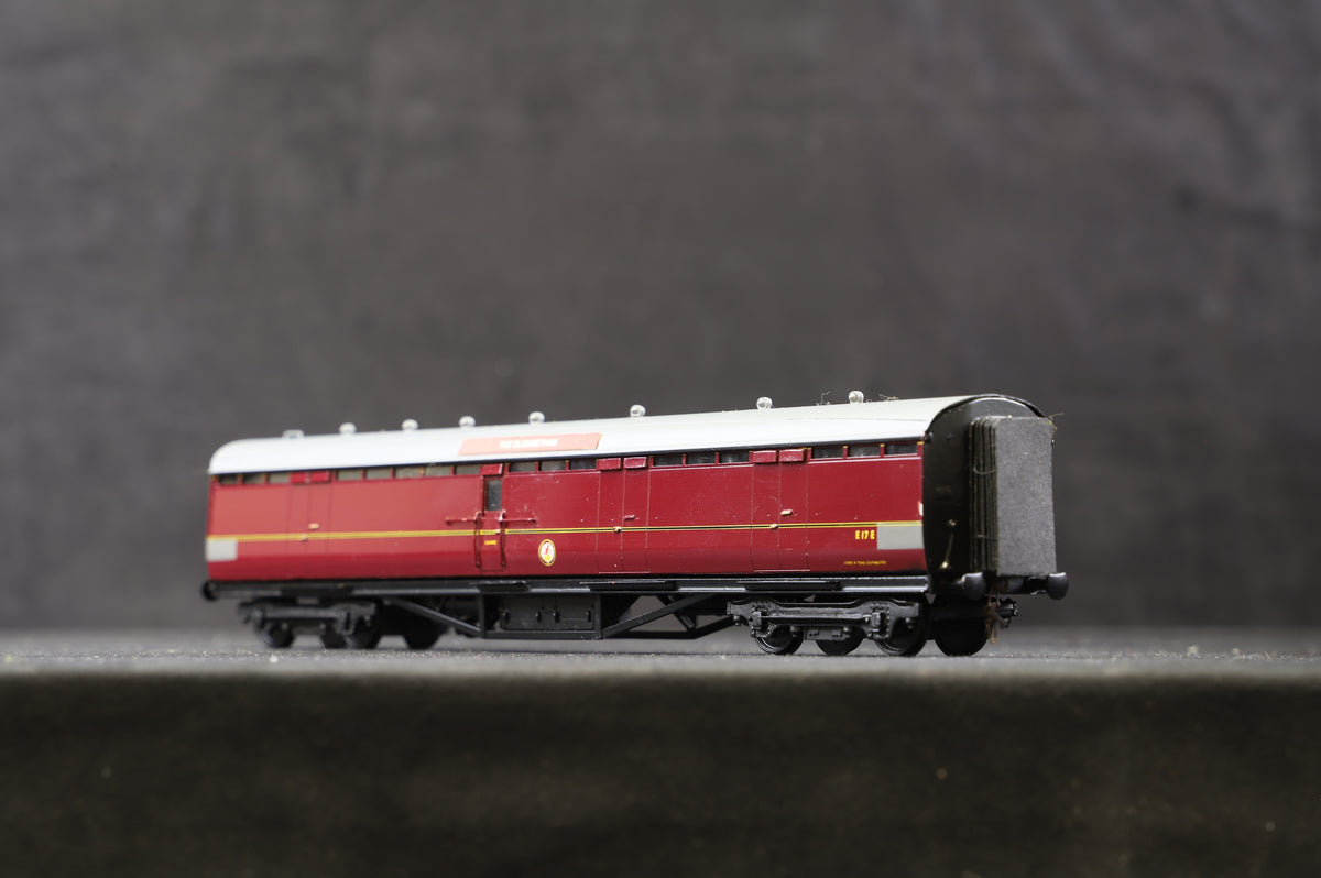 Lawrence Scale Models OO &#39;The Elizabethan&#39; BR Lined Maroon 11-Car Set