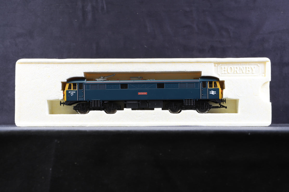 Hornby OO R2772 Class 87 &#39;87004&#39; &#39;Britannia&#39; BR Blue