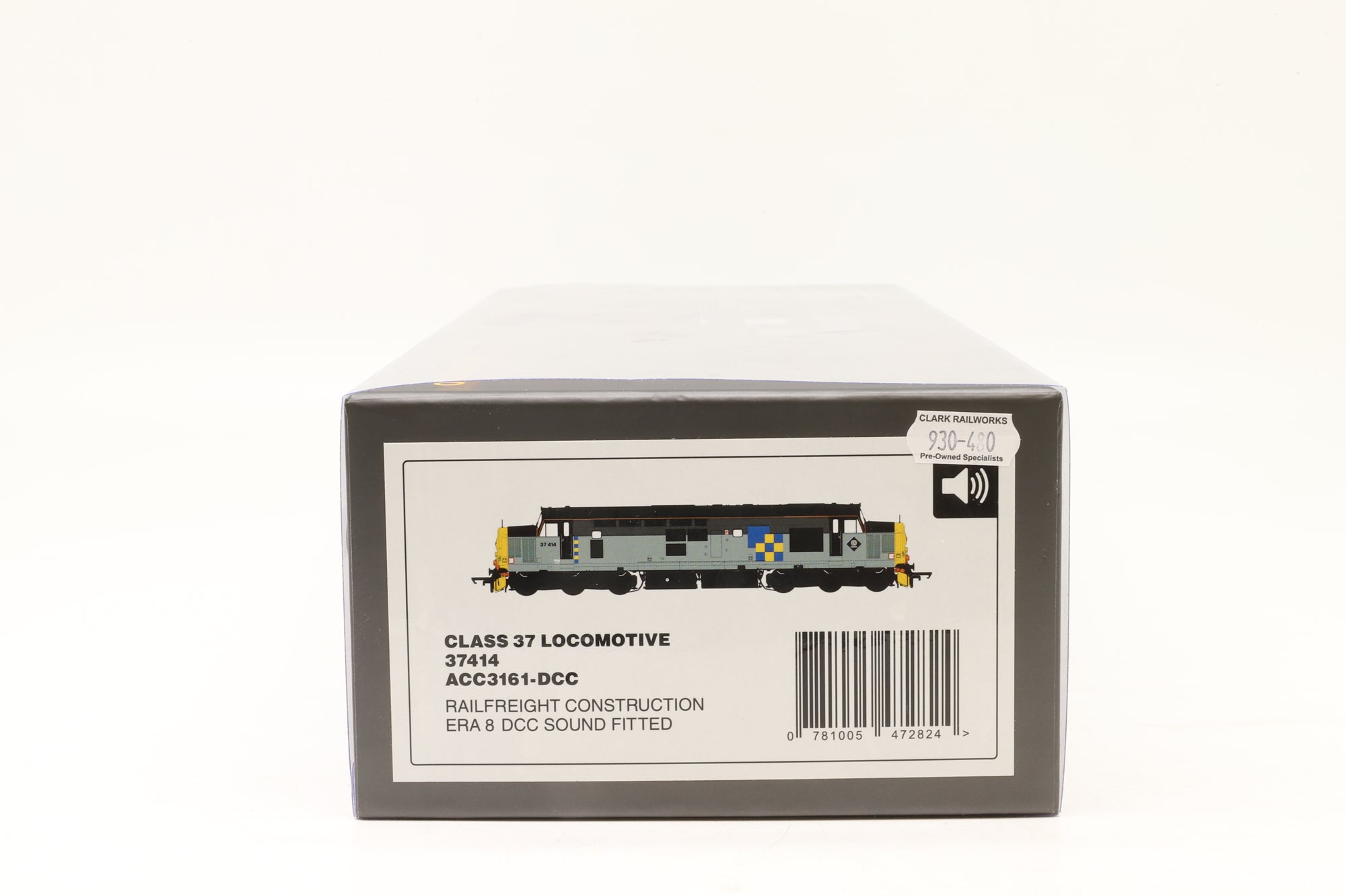 Accurascale OO ACC3161 Class 37 37414 in BR Railfreight Construction Livery – DCC Sound