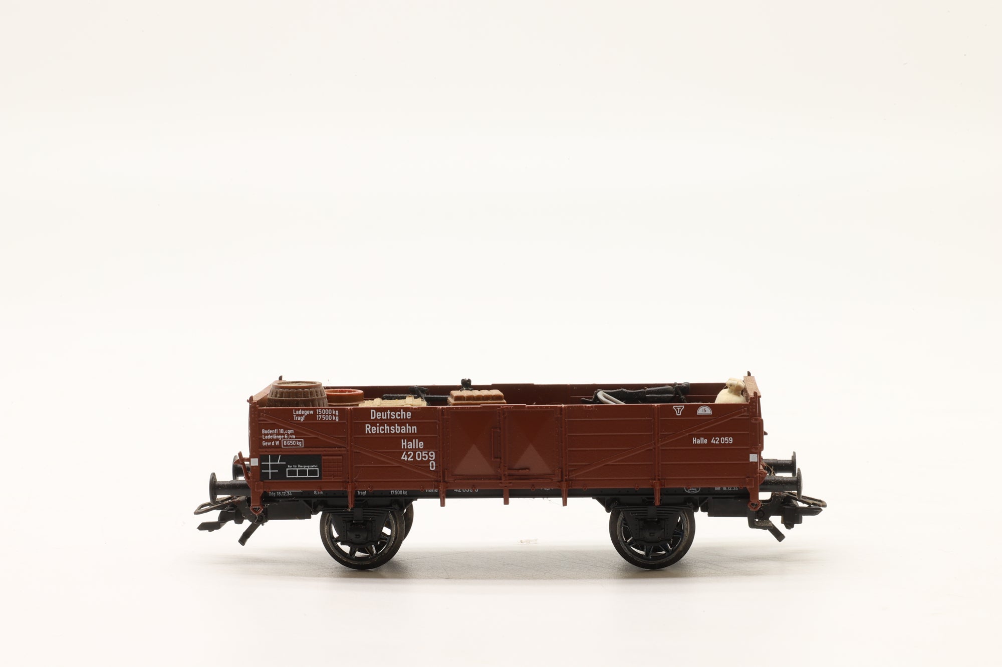 Fleischmann HO Rake of 4x Assorted DRG Wagons