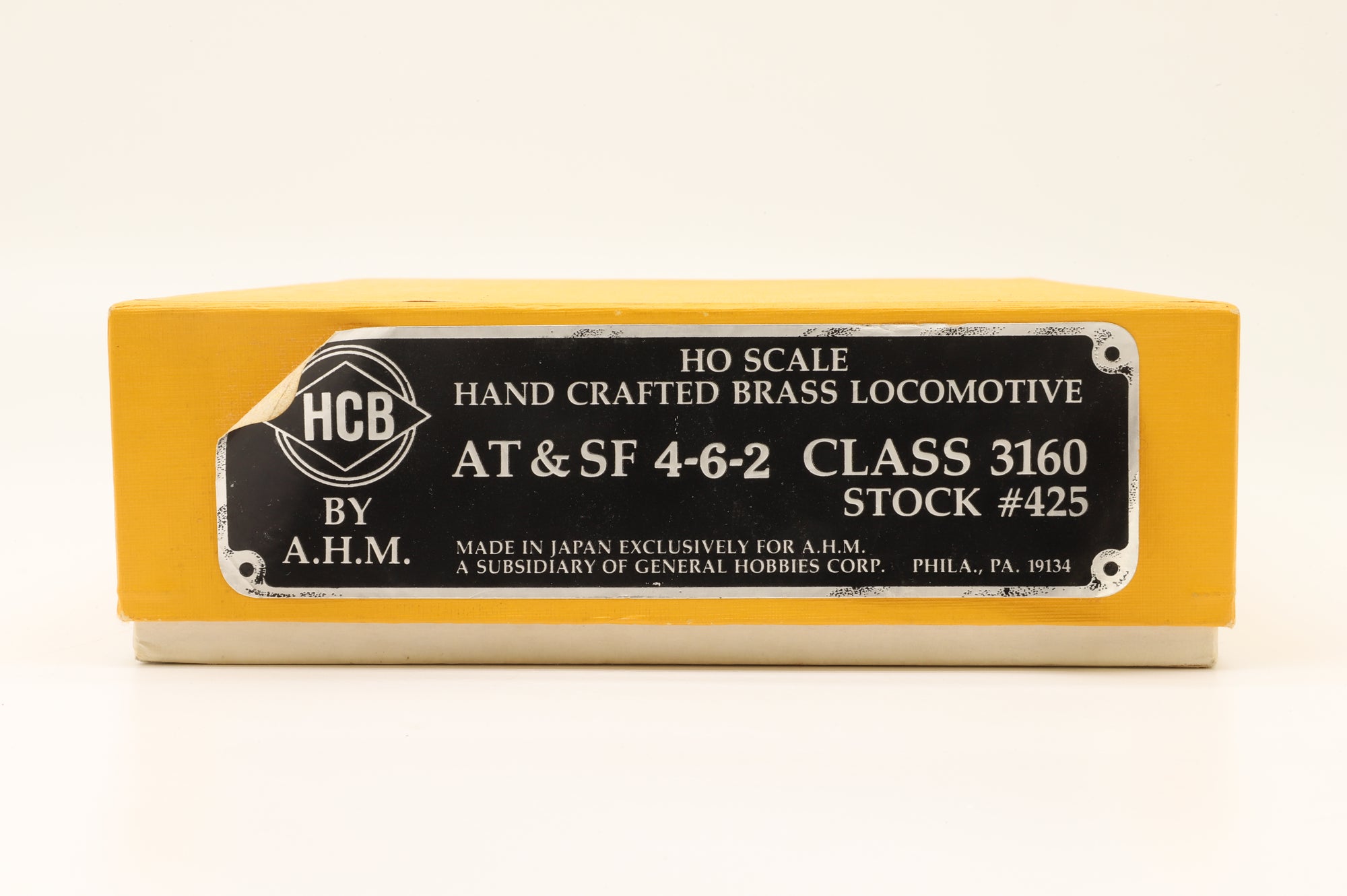 AHM HCB HO Brass Unpainted AT&SF Class 3160 4-6-2