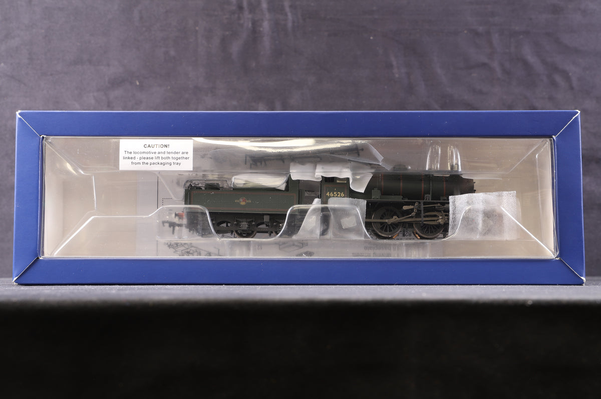 Bachmann OO 32-828A Ivatt Class 2MT 2-6-0 &#39;46526&#39; BR Green L/C, Weathered