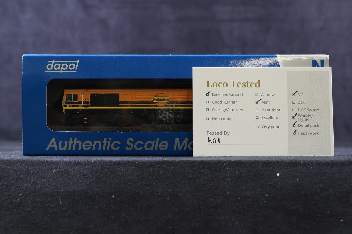 Dapol N 2D-007-002 Class 66 &#39;66504&#39; Powerhaul