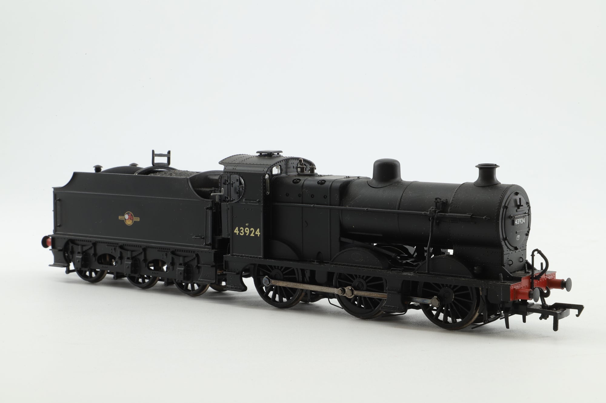 Bachmann OO 31-882 Class 4F 43924 in BR Black w/ Late Crests