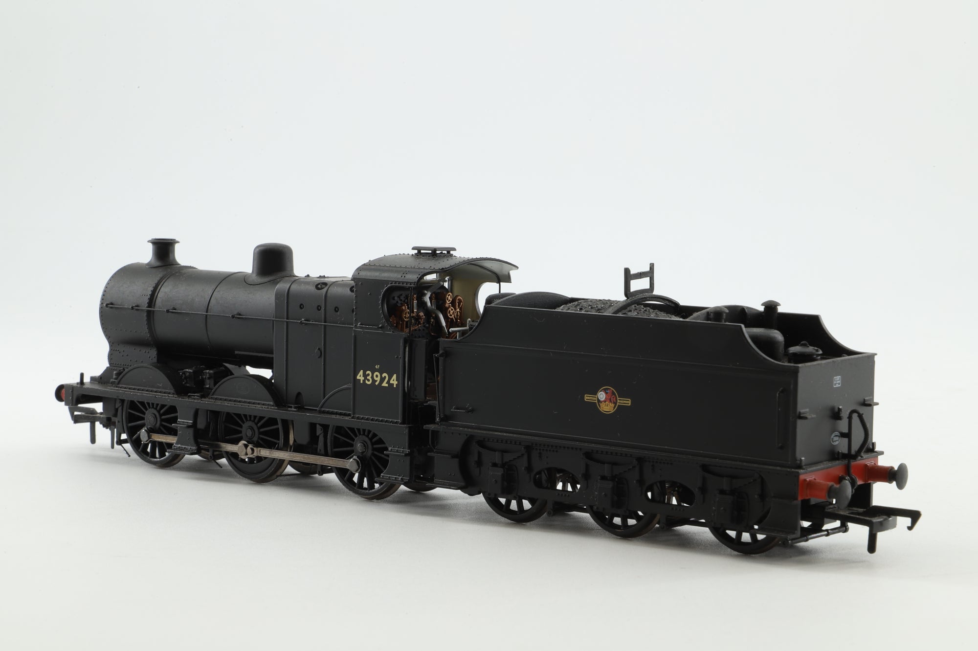 Bachmann OO 31-882 Class 4F 43924 in BR Black w/ Late Crests