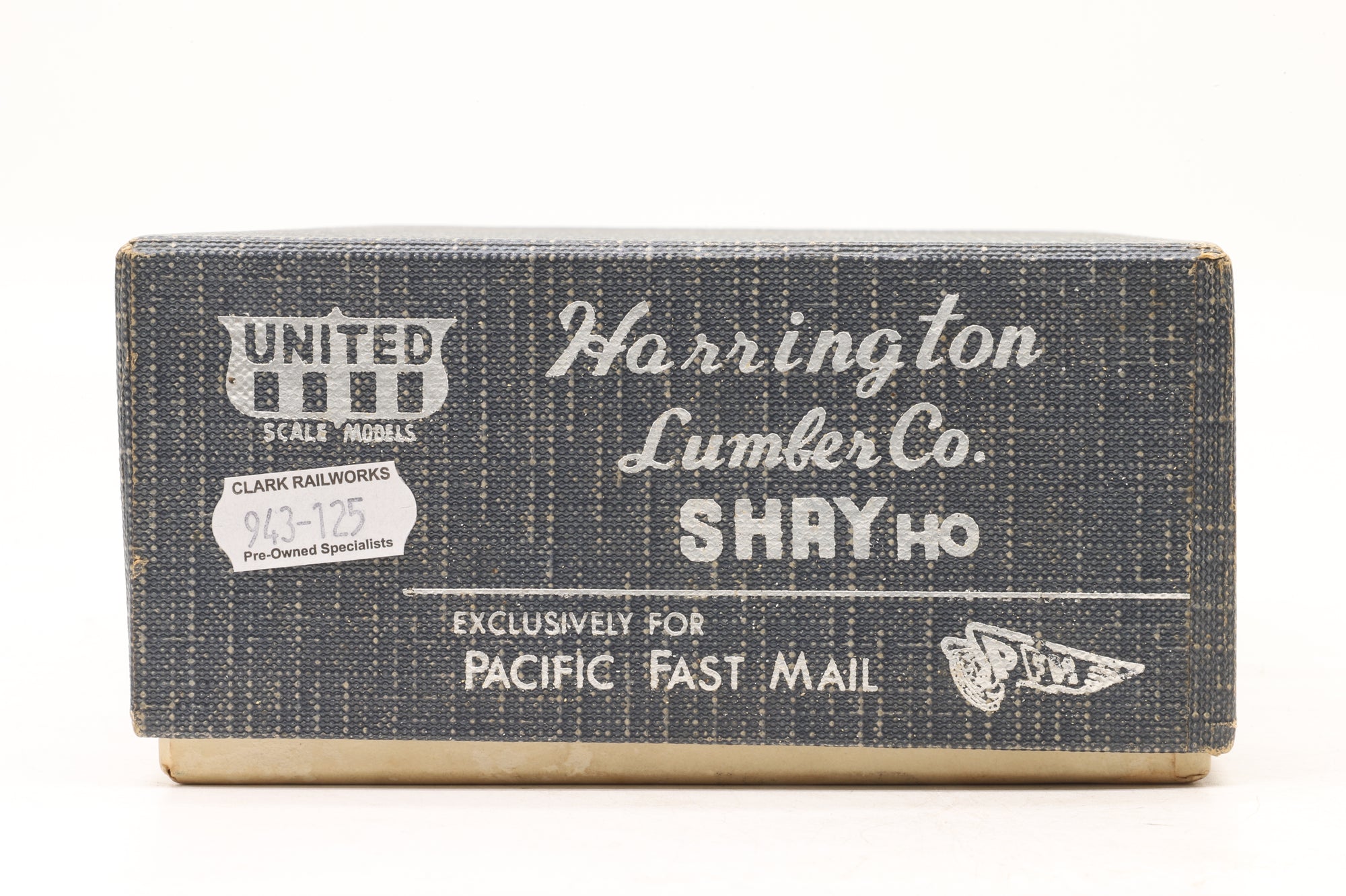 United Scale Models/ PFM HO Brass Harrington Lumber Co. Shay Unpainted