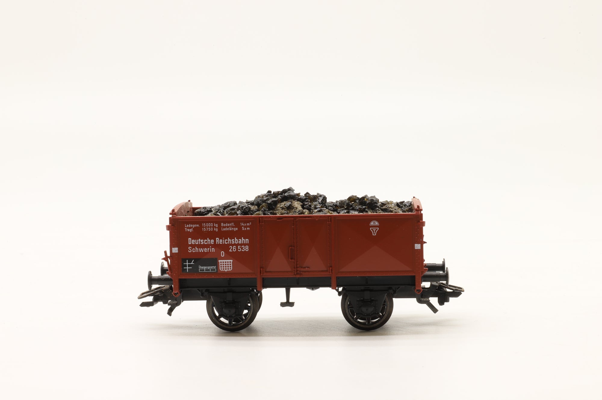 Fleischmann HO 5211K x7 Rake of 7 DRG Open Goods Wagons w/ Coal Loads