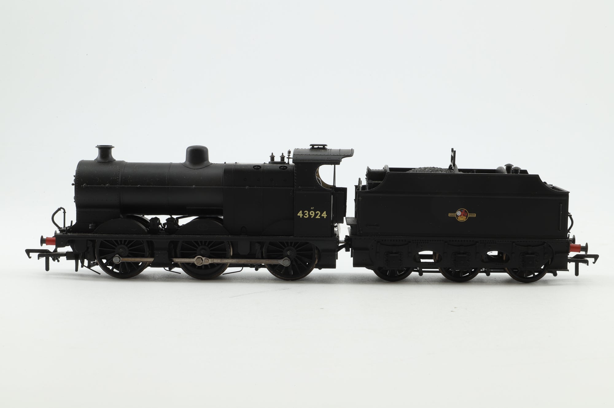 Bachmann OO 31-882 Class 4F 43924 in BR Black w/ Late Crests