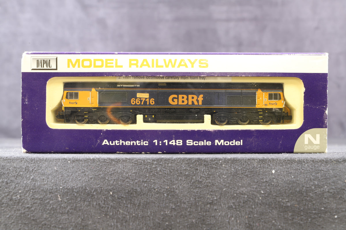 Dapol N ND-044 Class 66 &#39;66716&#39; GBRf