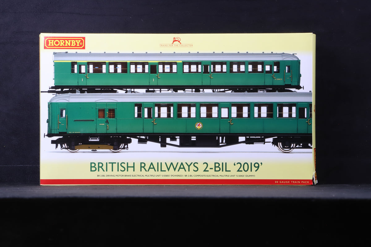 Hornby OO R3257 2-BIL EMU Set No.2019 in BR(S) Green