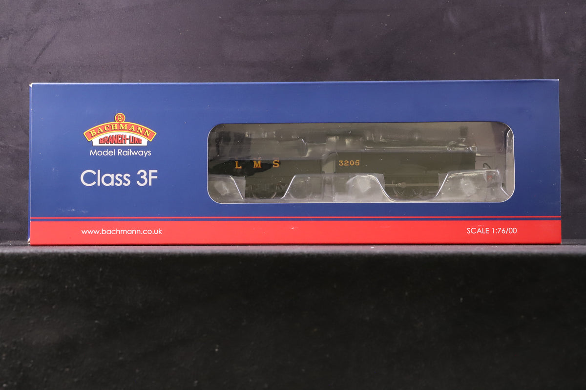 Bachmann OO 31-627 Class 3F &#39;3205&#39; LMS Black