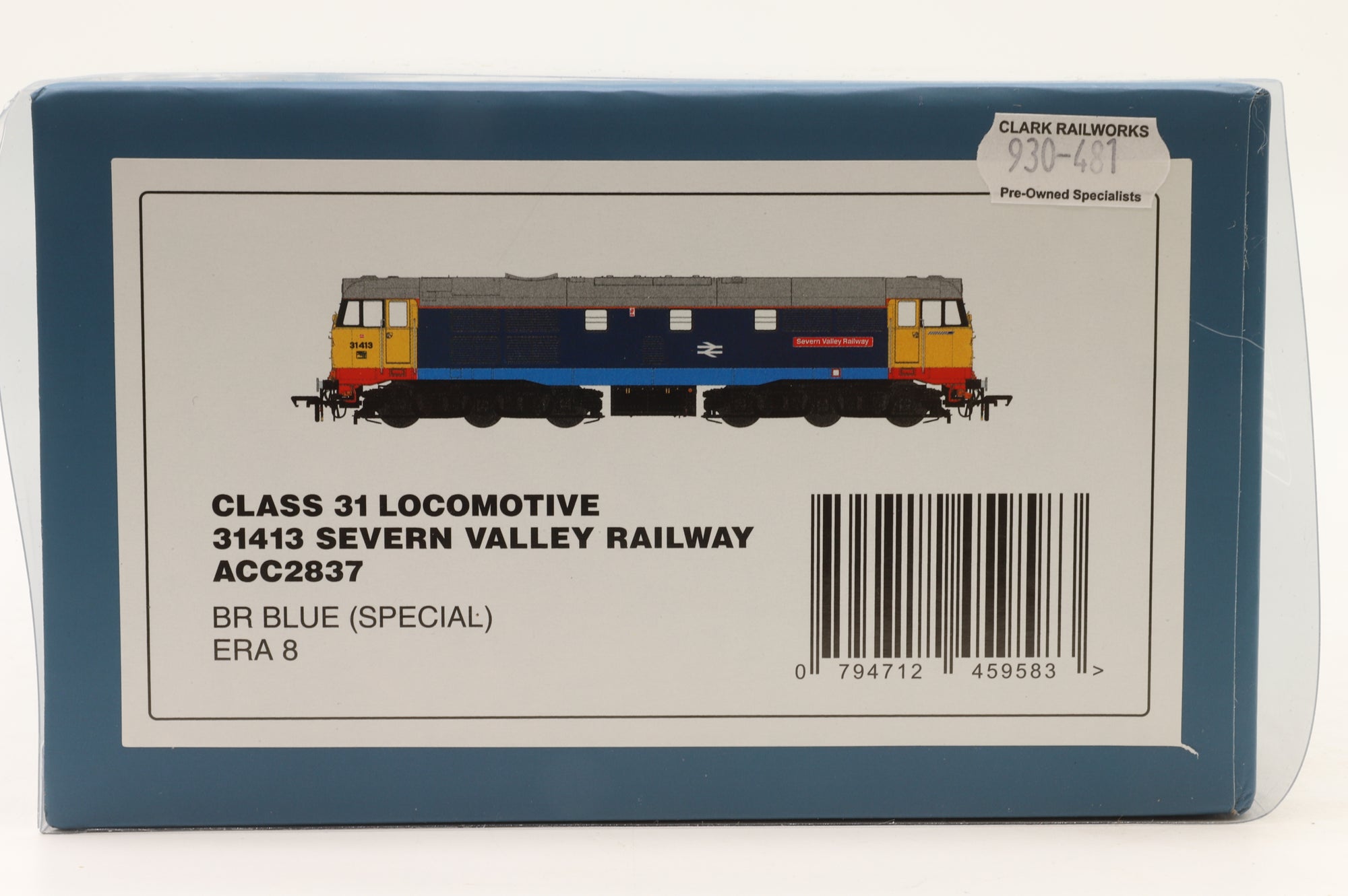 Accurascale OO ACC2837 Class 31 31413 'Severn Valley Railway' in Special BR Blue