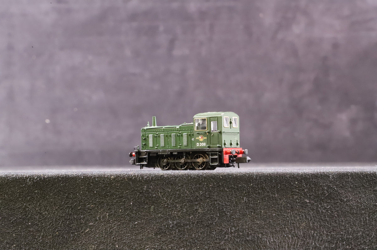 Graham Farish N Gauge 371-060 Class 03 D2011 in BR Green with Late Crest
