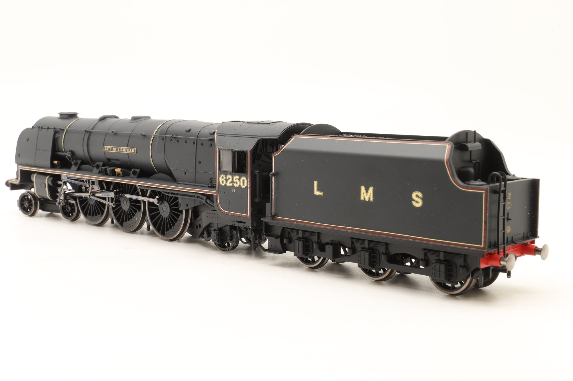 Hornby OO Duchess Class '6250' 'City Of Lichfield' Renamed/ Reliveried & Renumbered LMS Lined Black DCC Fitted
