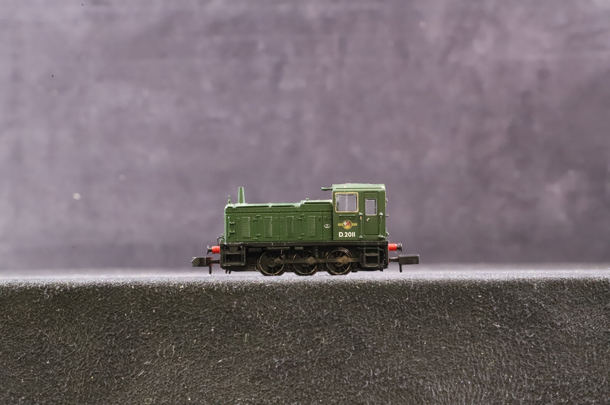 Graham Farish N Gauge 371-060 Class 03 D2011 in BR Green with Late Crest