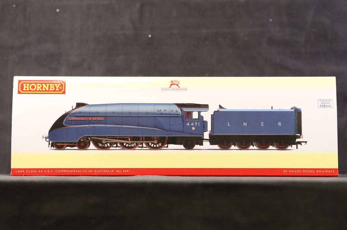 Hornby OO R3992 LNER Class 4-6-2 &#39;Commonwealth of Australia&#39; &#39;4491&#39;
