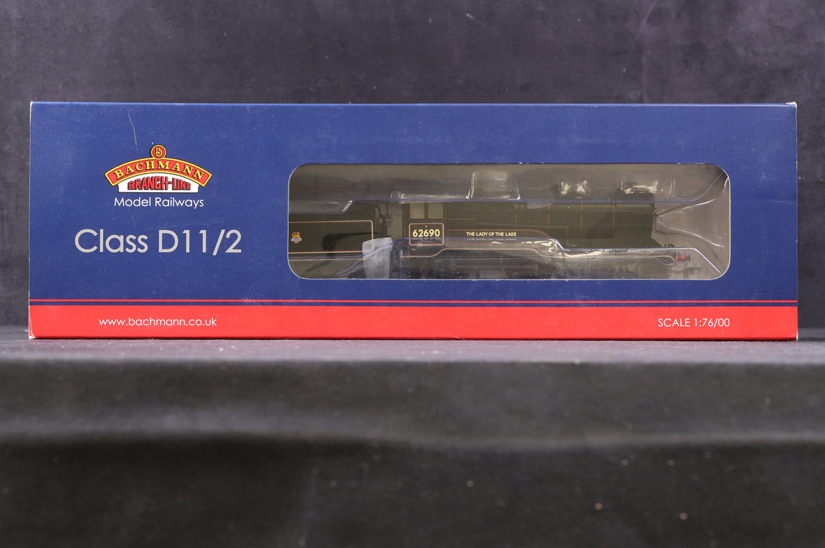 Bachmann OO 31-135 Class D11 &#39;62690&#39; &#39;The Lady of the Lake&#39; BR Black E/Emblem