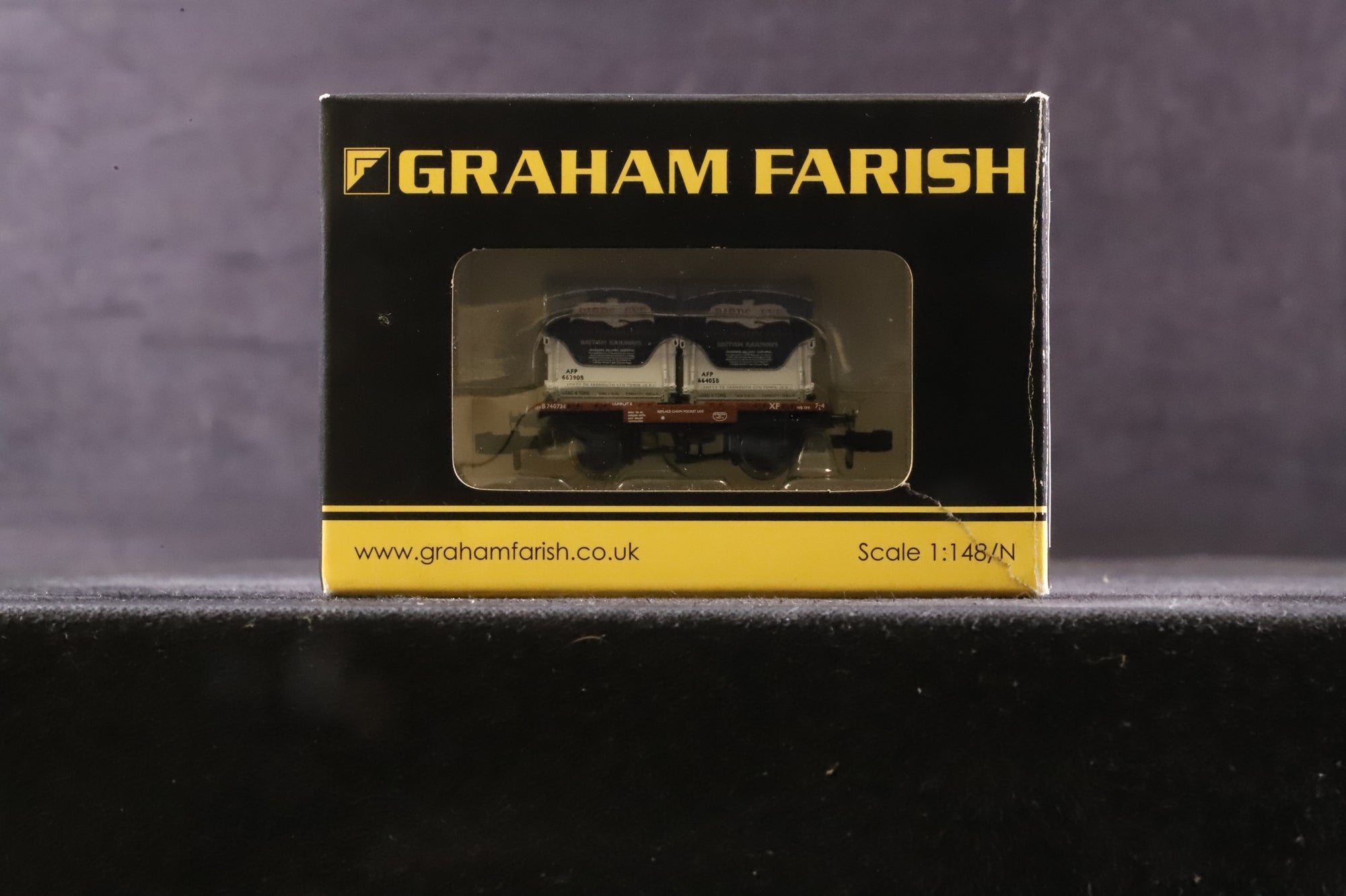 Graham Farish N Gauge Rake of 4 Assorted 1950s/60s Freight Wagons