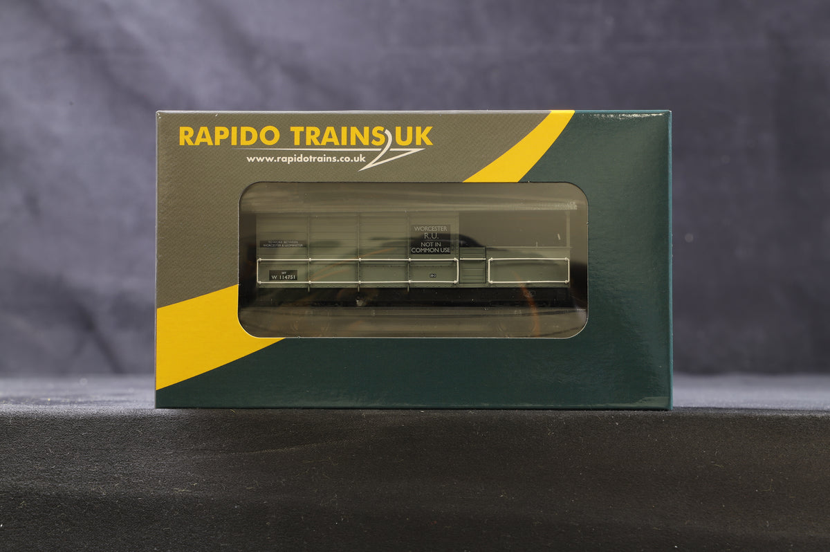 Rapido OO 918007 GWR AA20 Toad Brakevan Worcester R.U BR Grey &#39;W114751&#39;