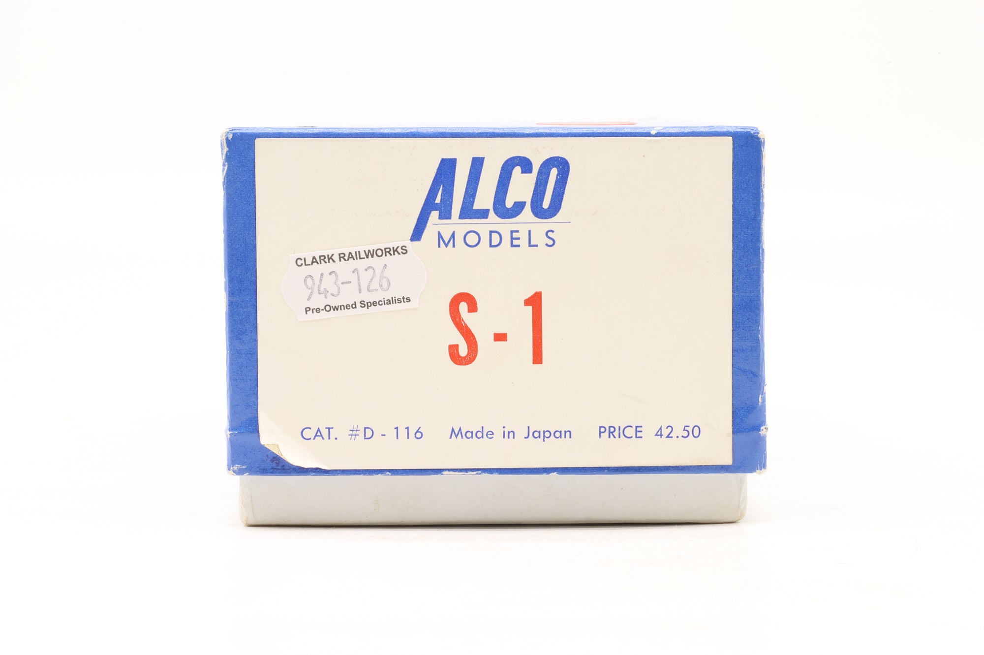 Alco Models HO Brass D-116 S-1 Diesel Locomotive Unpainted