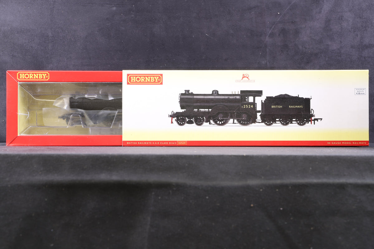 Hornby OO R3235 Class D16 &#39;E2524&#39; British Railways Black