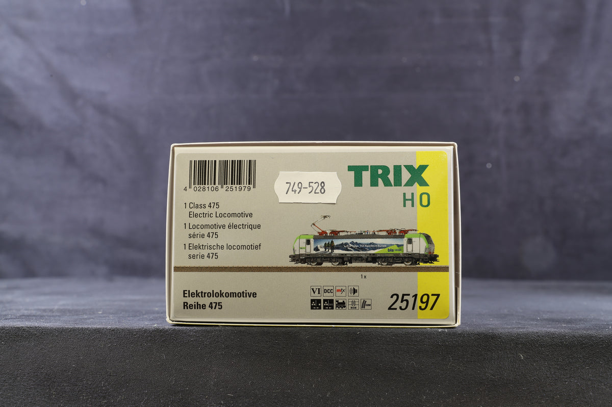 Trix HO 25197 BLS Cargo Class Re 475 Vectron Electric Locomotive MFX Sound