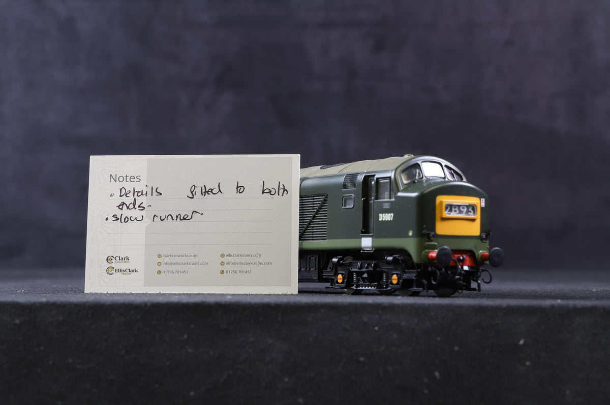 Heljan OO 2310 Class 23 &#39;D5907&#39; Baby Deltic Green Small Yellow Ends Gloss Finish