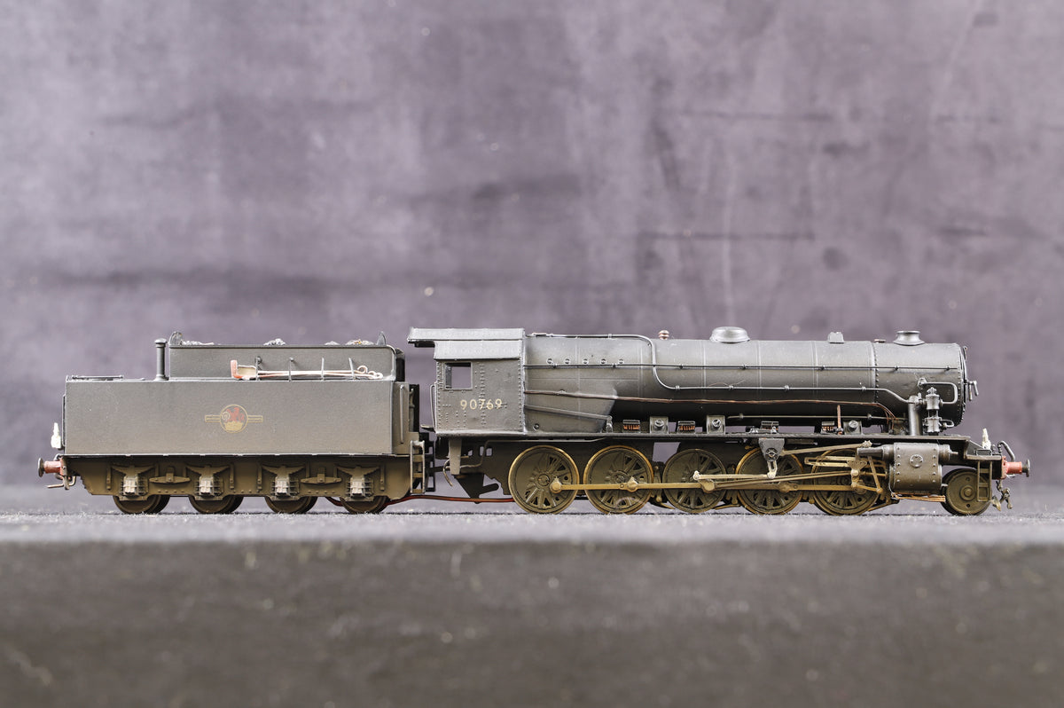 DJH OO Kit Built WD Austerity 2-10-0 &#39;90769&#39; BR Plain Black L/C, Weathered