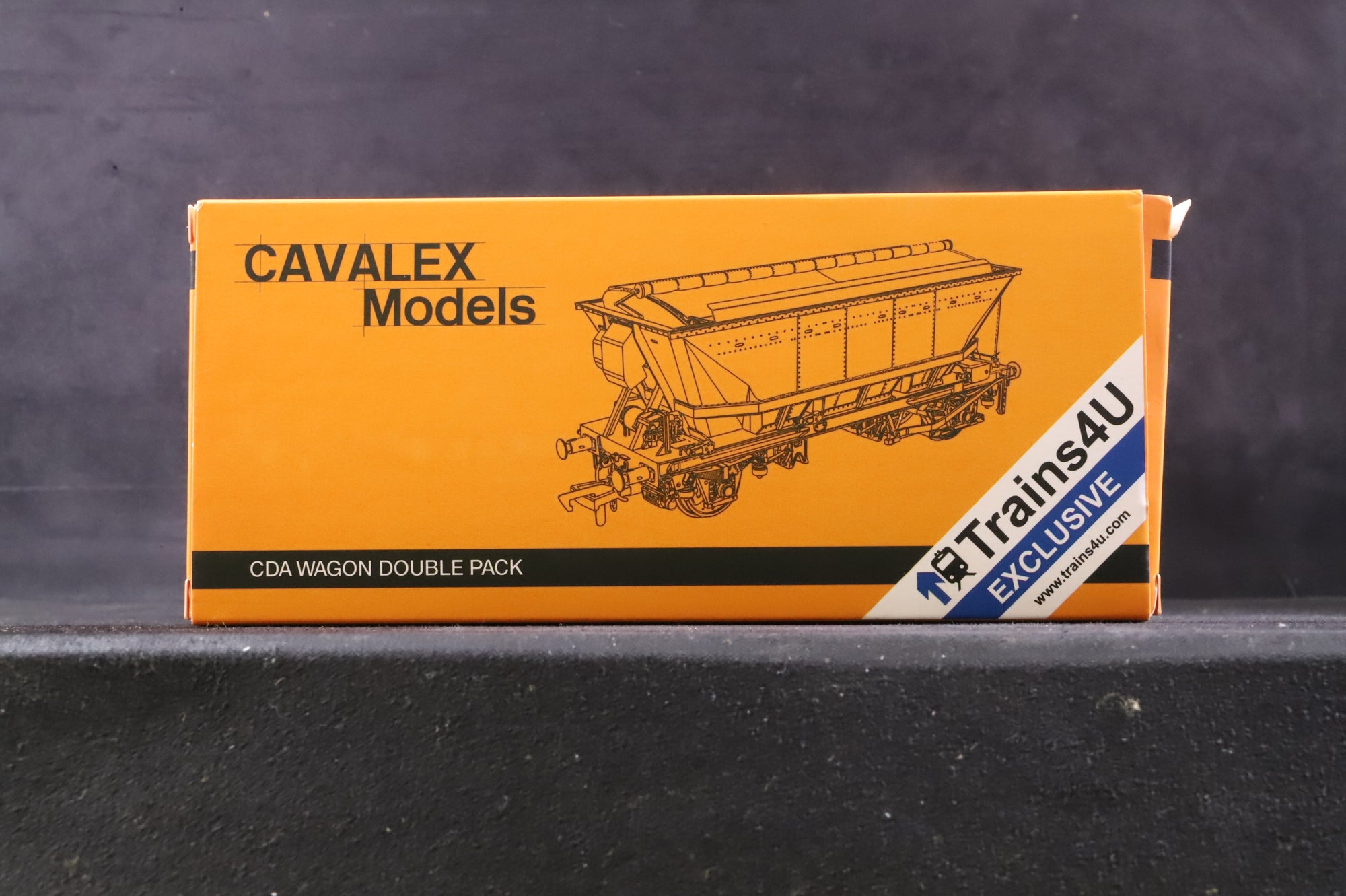 Cavalex OO CDA01-ECC-DPT(2) Twin Pack of CDA Wagons in ECC Livery