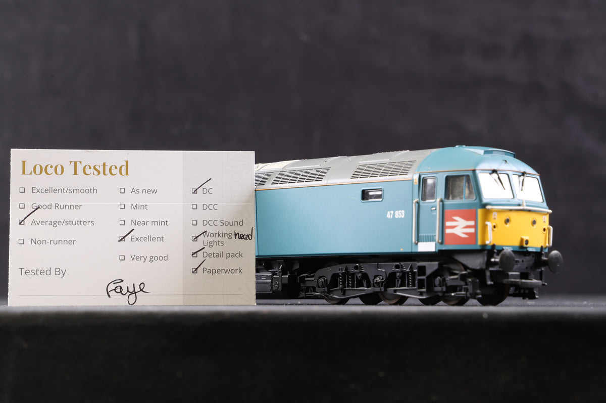 Heljan OO 4699 Class 47 &#39;47853&#39; BR XP64 Blue Excl. Rail Express