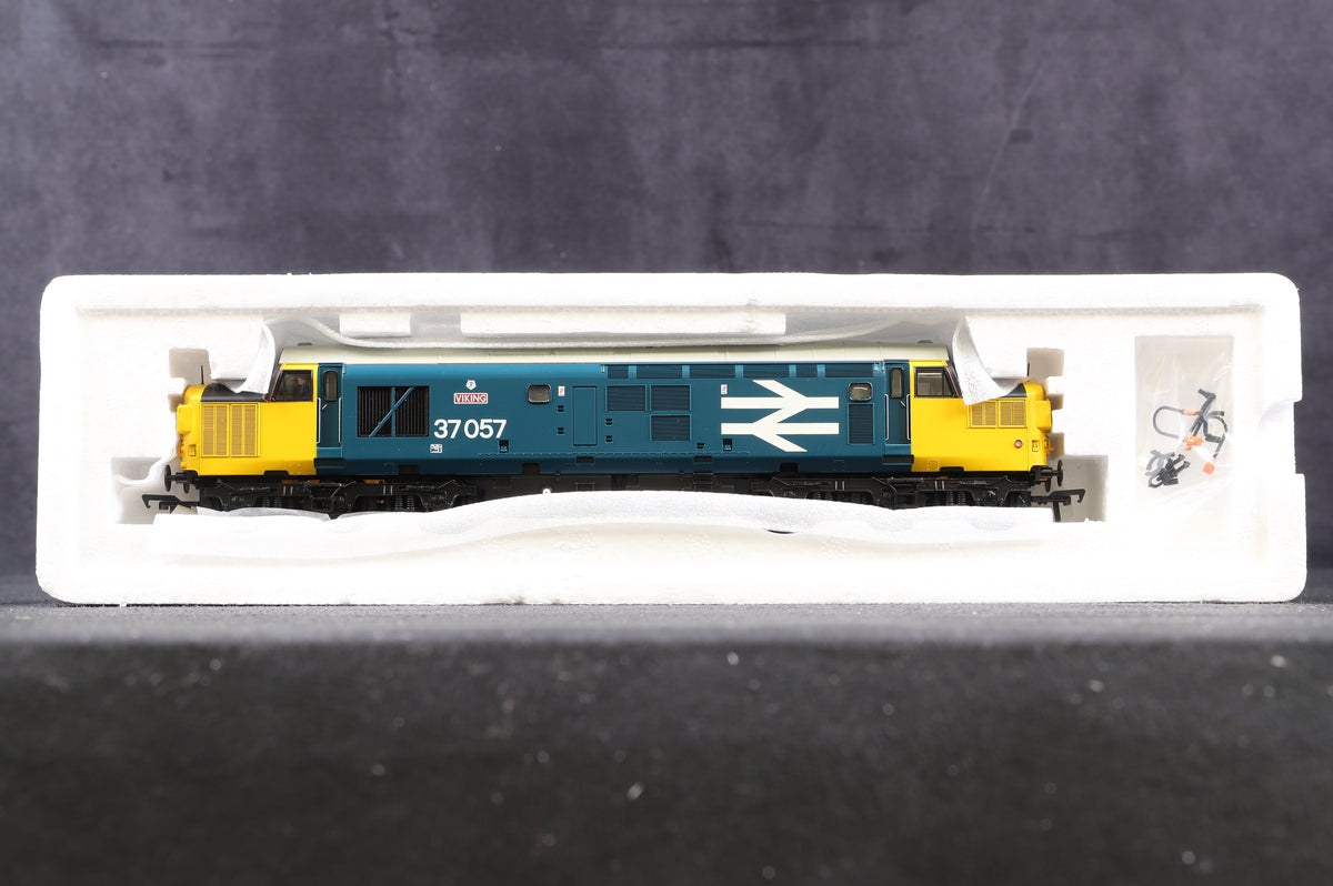 Bachmann OO 32-781DS Class 37/0 &#39;37057&#39; Diesel &#39;Viking&#39; BR Blue Large Logo Corner Indicators, DCC Sound