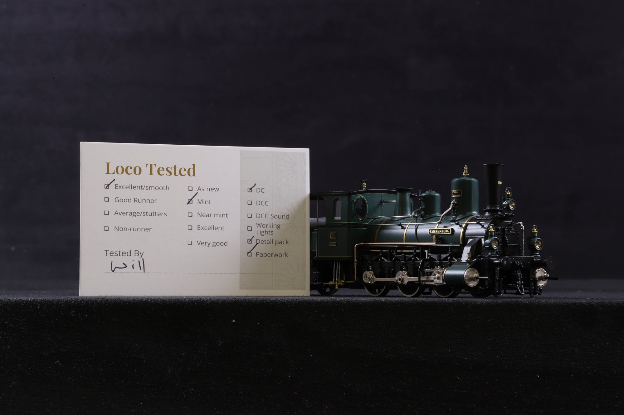 Micro-Metakit HO Brass 06102H Gattung CIII Sigl; Guterzuglok Ltd Ed. 2/50