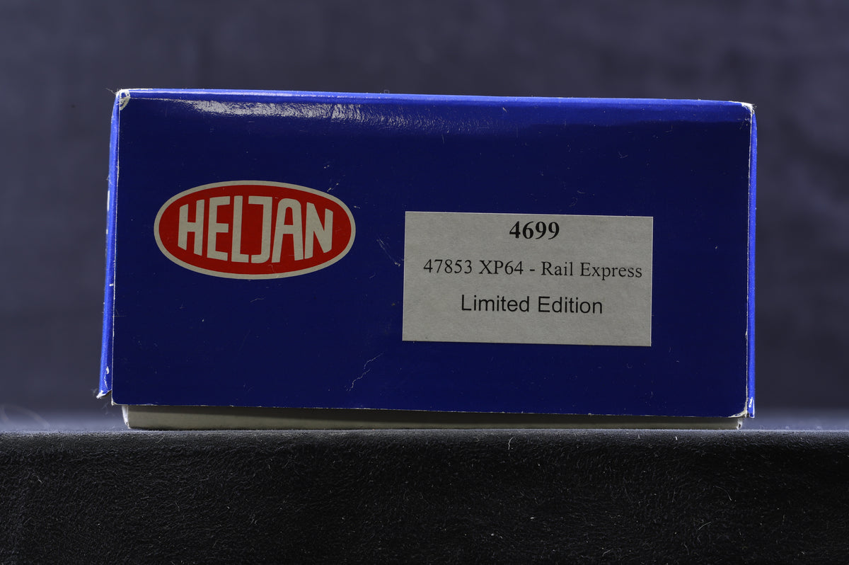 Heljan OO 4699 Class 47 &#39;47853&#39; BR XP64 Blue Excl. Rail Express