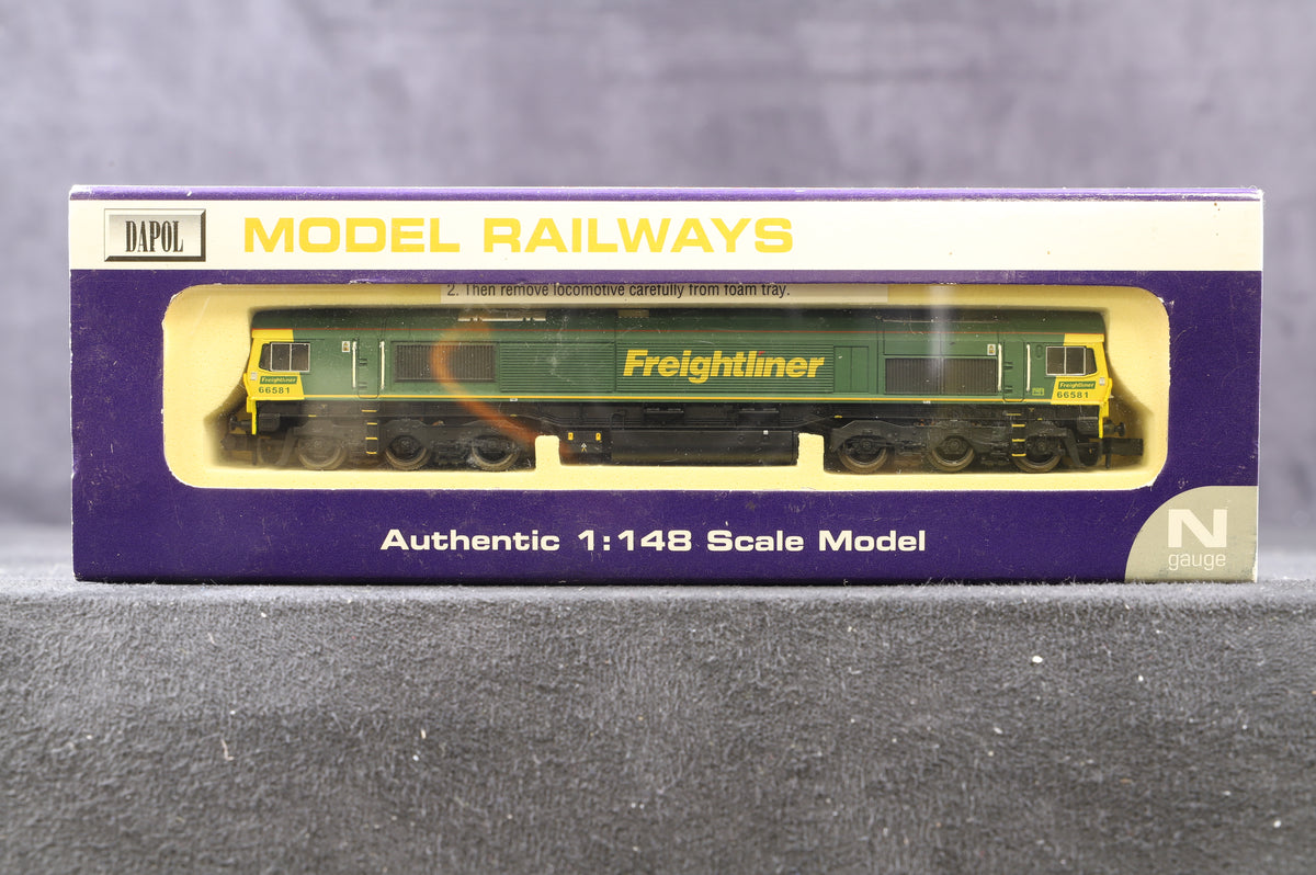 Dapol N ND-054 Class 66 &#39;66581&#39; Freightliner