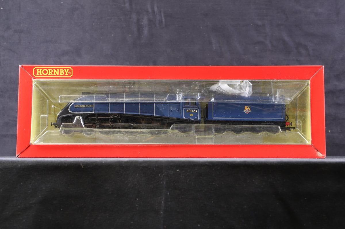 Hornby OO R3320 4-6-2 Class A4 &#39;60023&#39; &#39;Golden Eagle&#39; BR Blue E/C