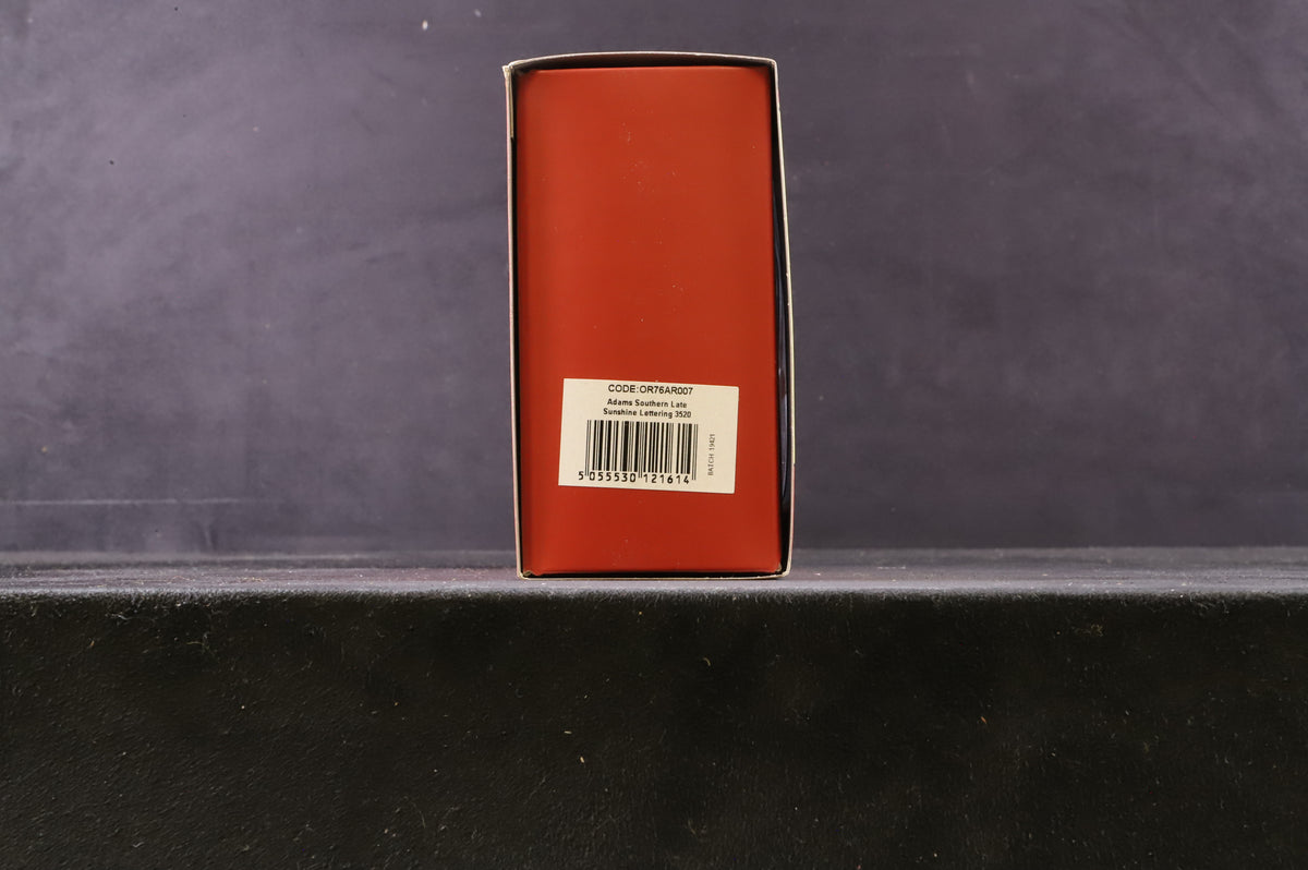 Oxford Rail OO OR76AR007 Adams Radial 3520 in SR Black w/ Sunshine Lettering