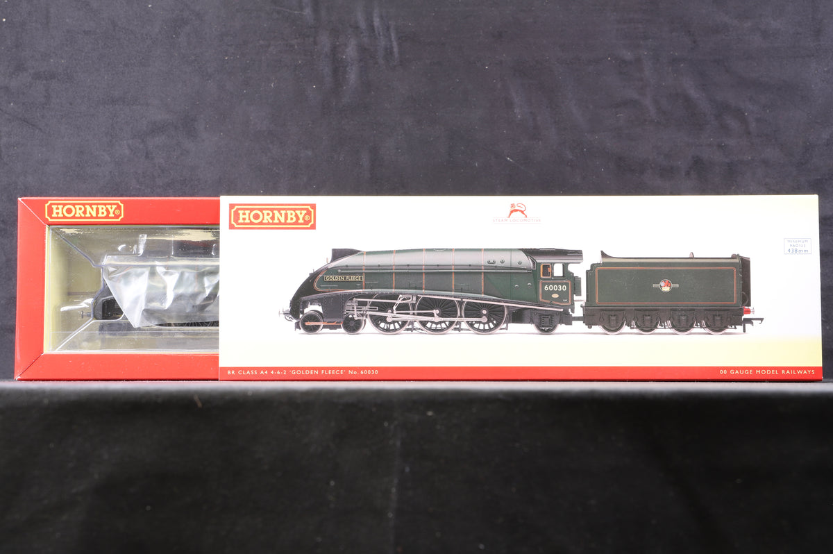 Hornby OO R3994 4-6-2 Class A4 &#39;60030&#39; &#39;Golden Fleece&#39; BR Lined Green L/C