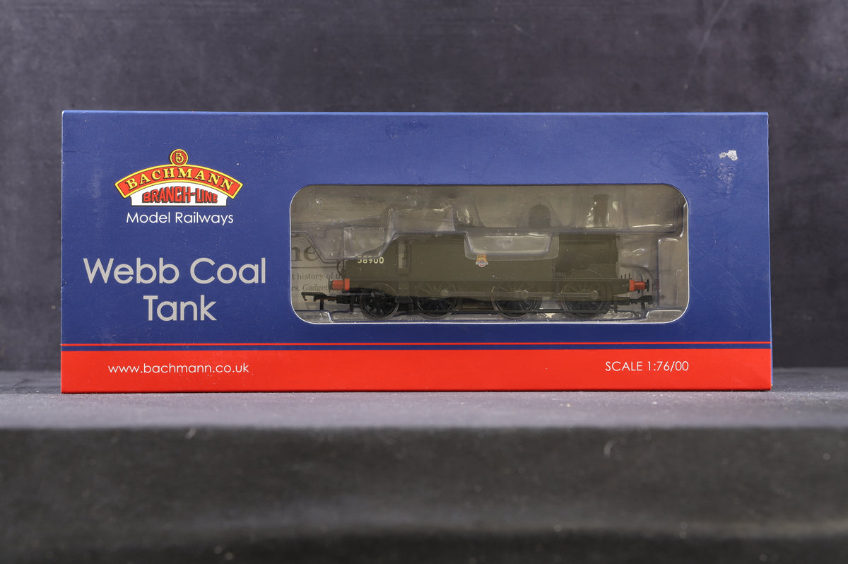 Bachmann OO 35-052 LNWR Webb Coal Tank &#39;58900&#39; BR Black E/Emblem