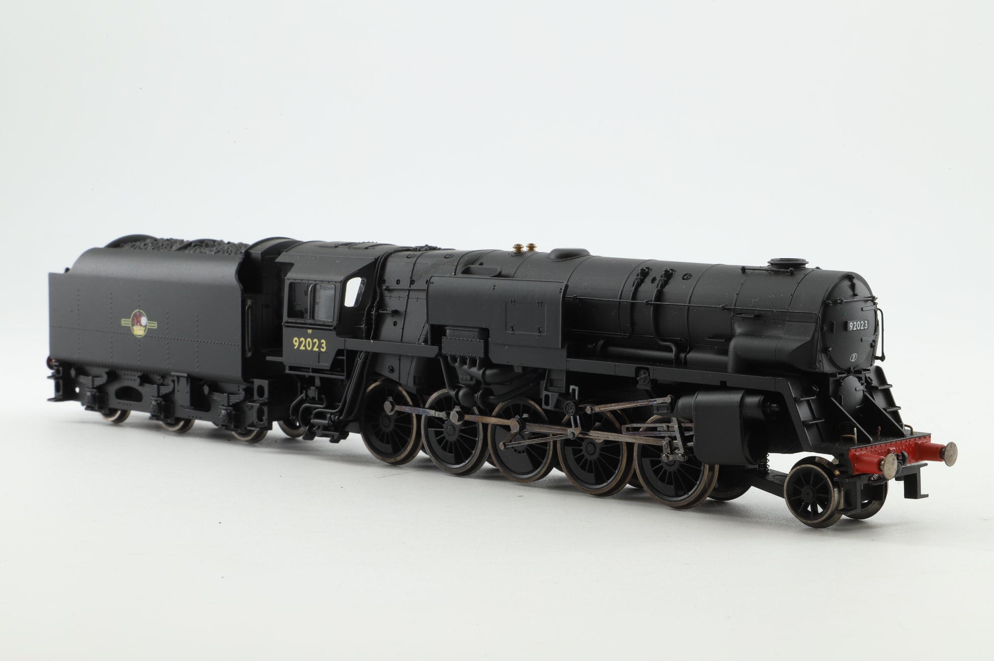 Hornby Railroad OO R3274 Class 9F w/ Crosti Boiler 92023 in BR Black w/ Late Crests